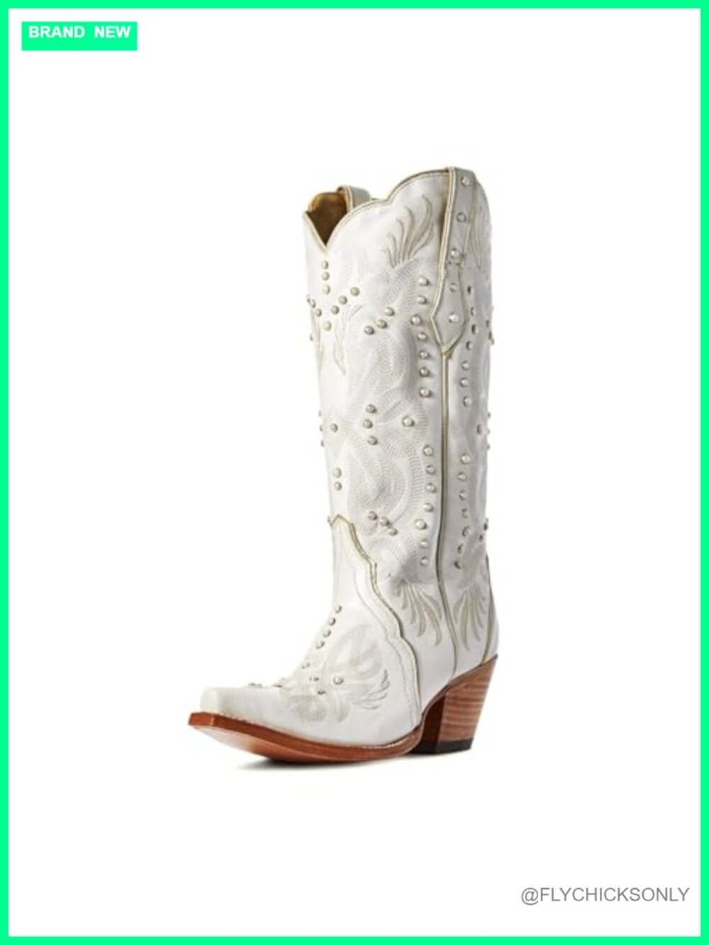 Women's Knee High Cowboy Boots Faux Leather Chunky Heel Pull On Western Boots